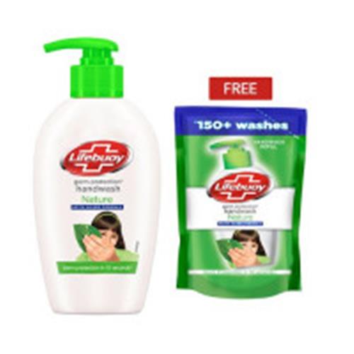 LIFEBUOY NATURE HW 190ml+185ml